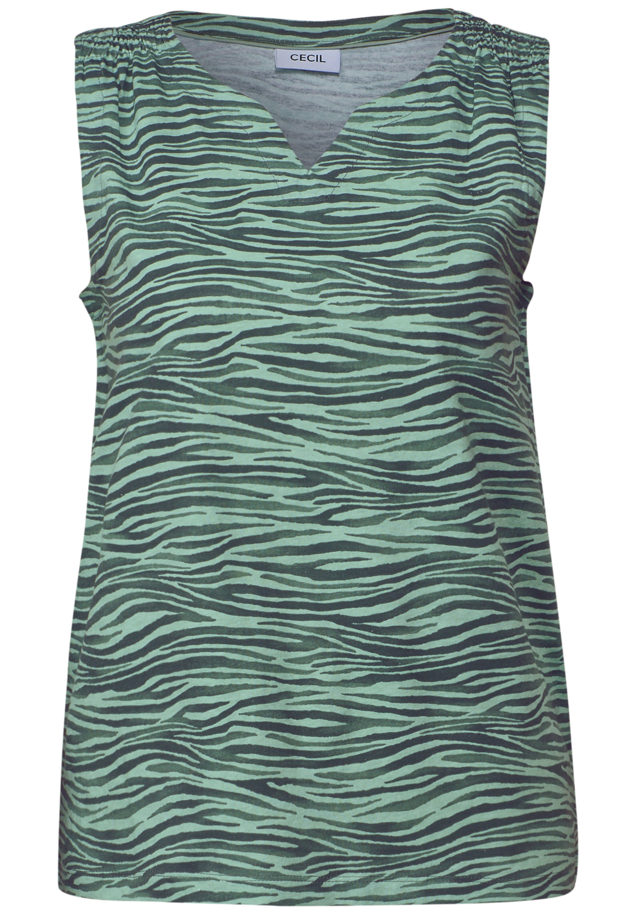 CECIL Top in Grün: Vorderseite