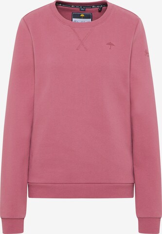 Sweat-shirt Schmuddelwedda en rose : devant