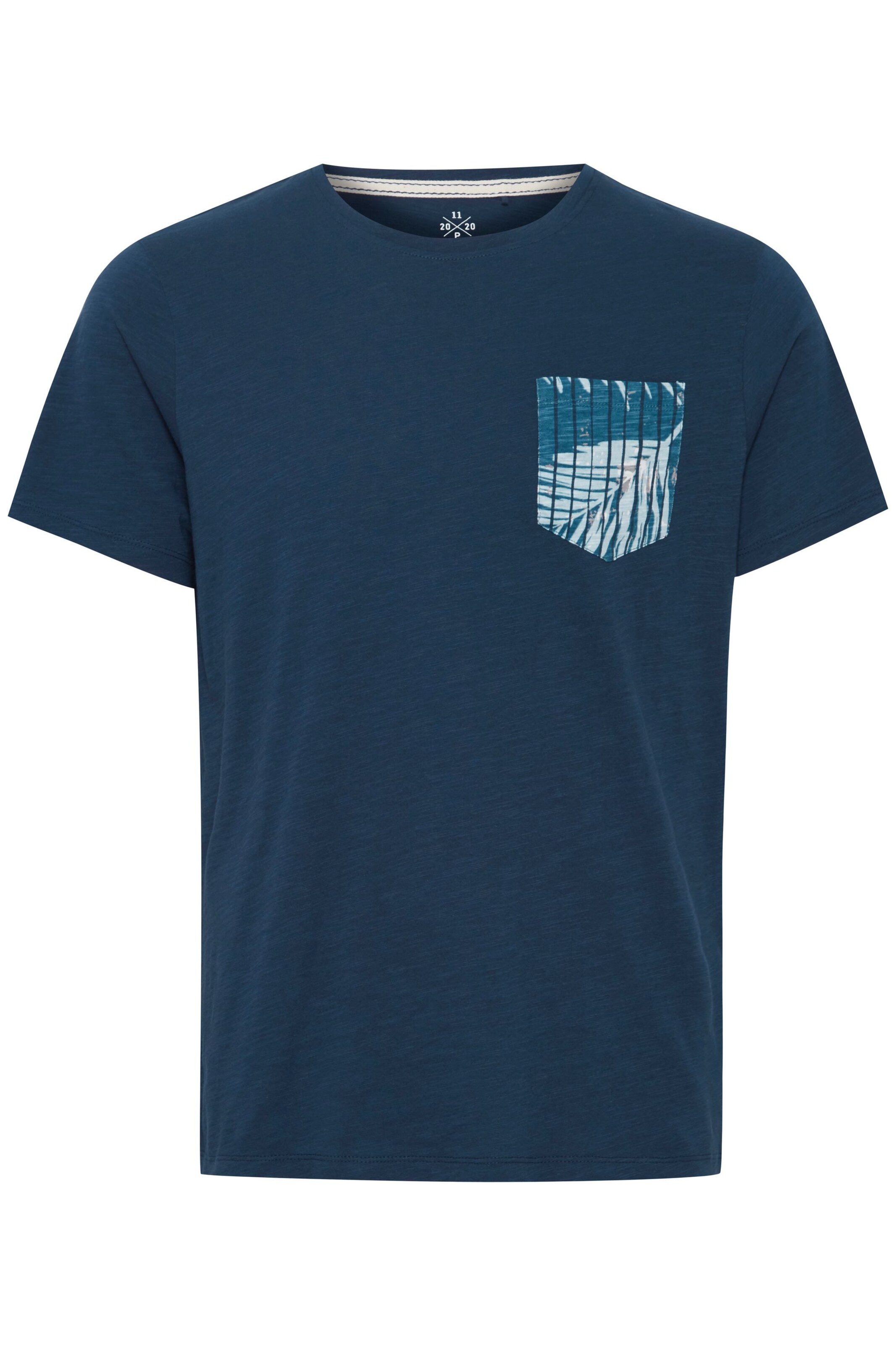 11 Project Shirt in Blauw: voorkant