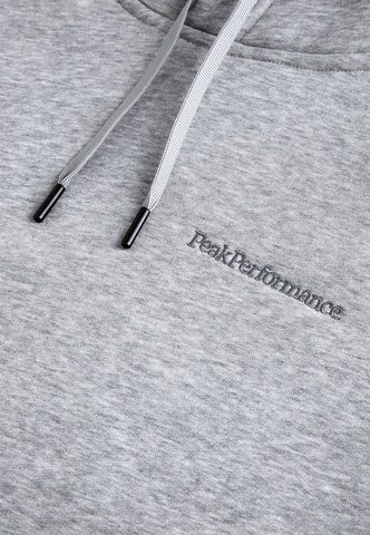 PEAK PERFORMANCE Sweatshirt in Grey