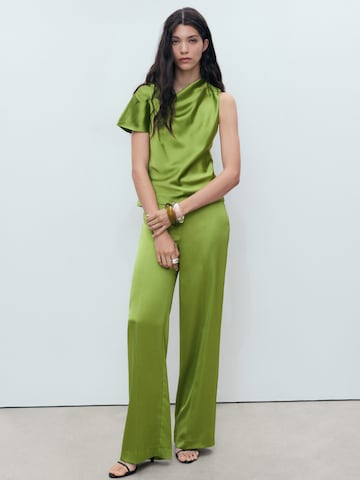 MANGO Loosefit Hose 'SATI-A' in Grün