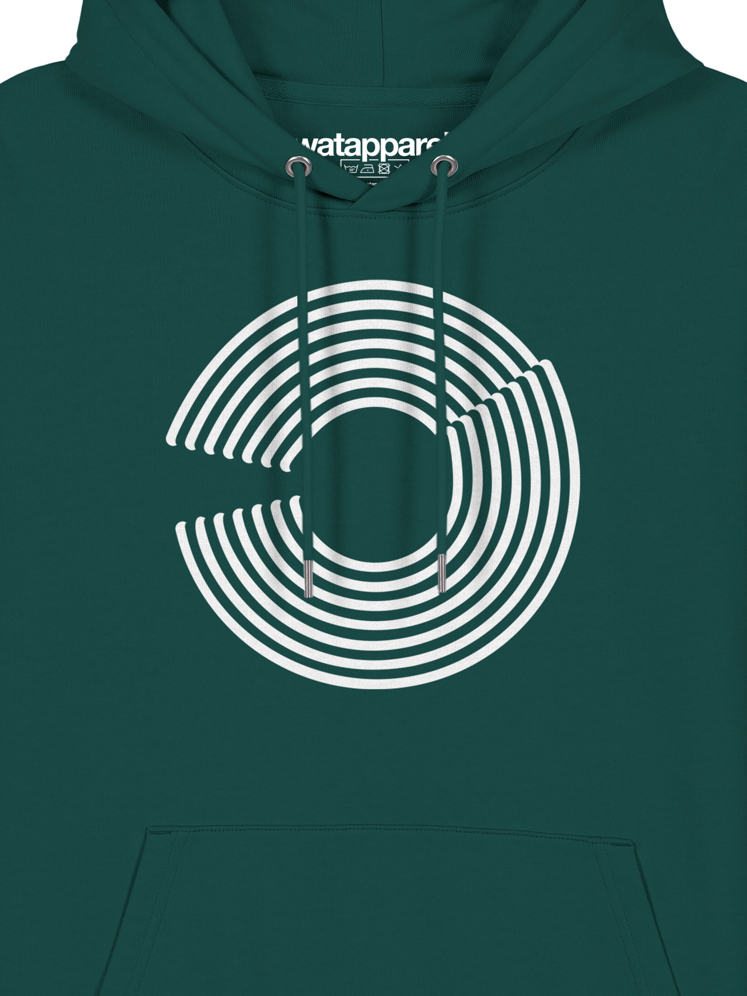 Felpa 'Abstract 01' di Watapparel in verde