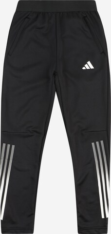 ADIDAS SPORTSWEAR Sportovní kalhoty 'Train Icons Aeroready 3-Stripes ' – černá: přední strana