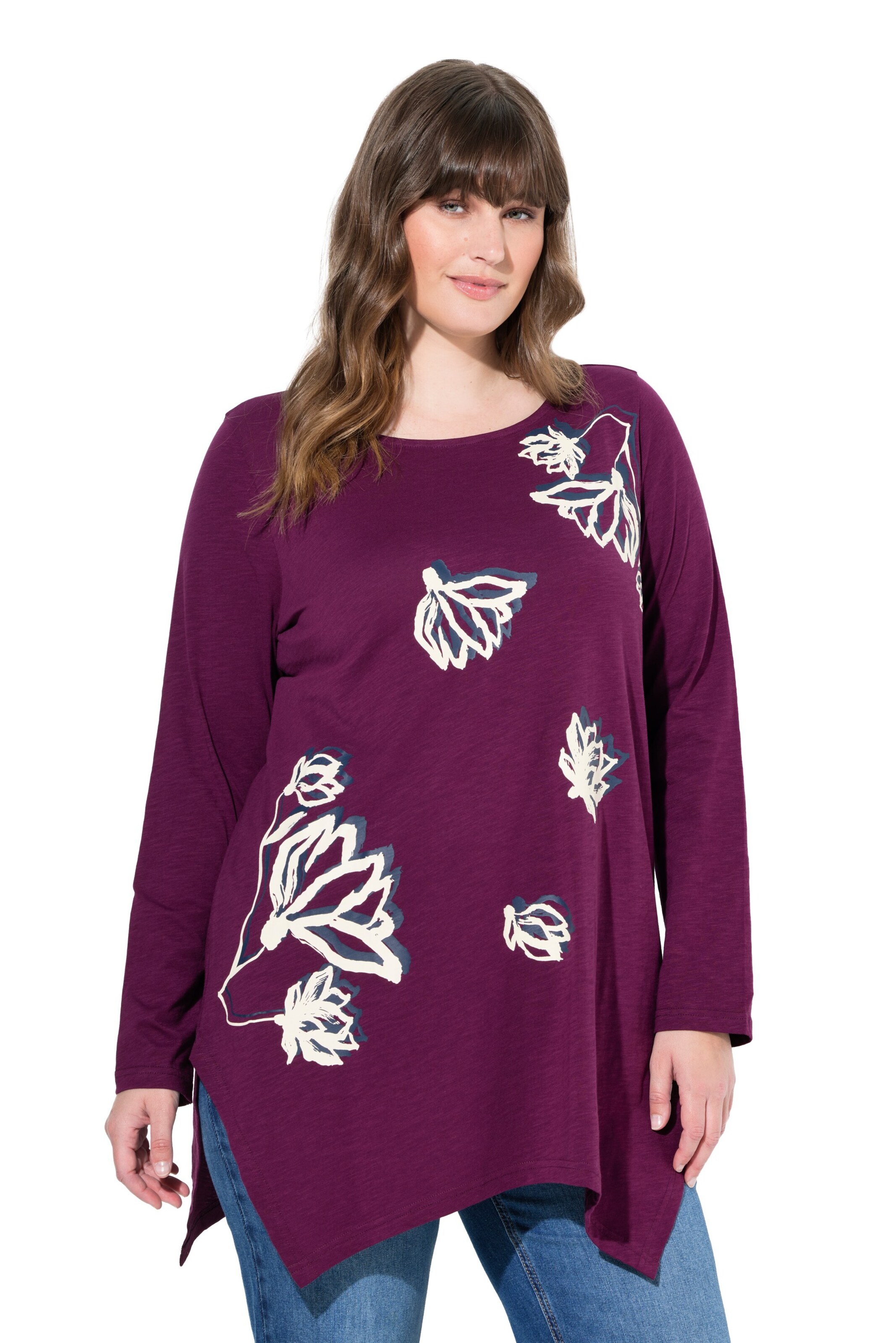 Ulla Popken Shirt in Purple: front