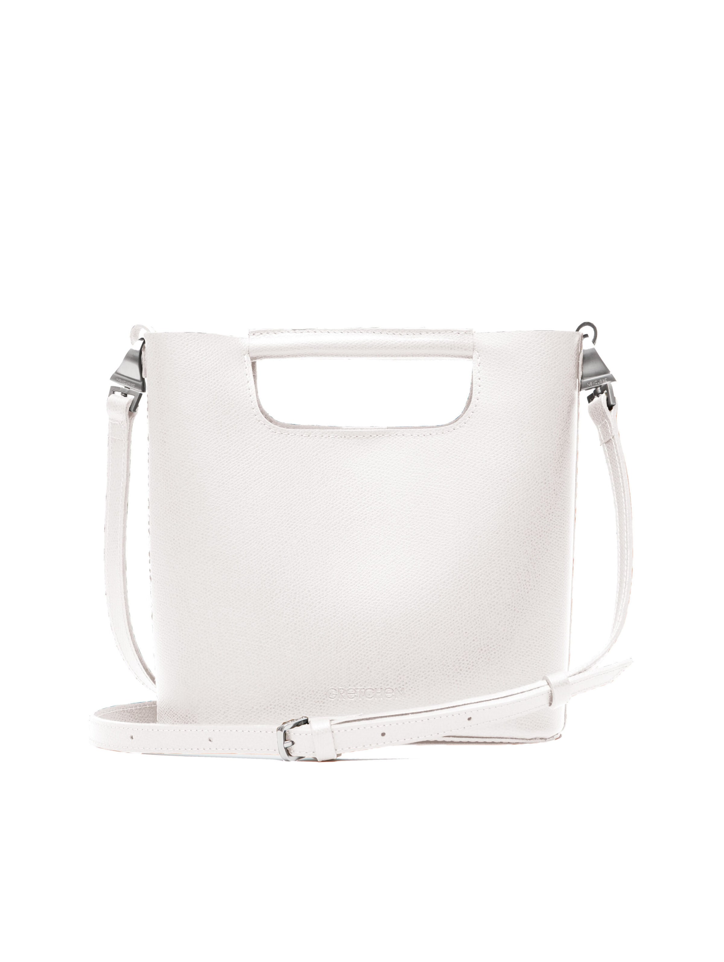 Gretchen Shoulder Bag 'Crocus Small' in White: front