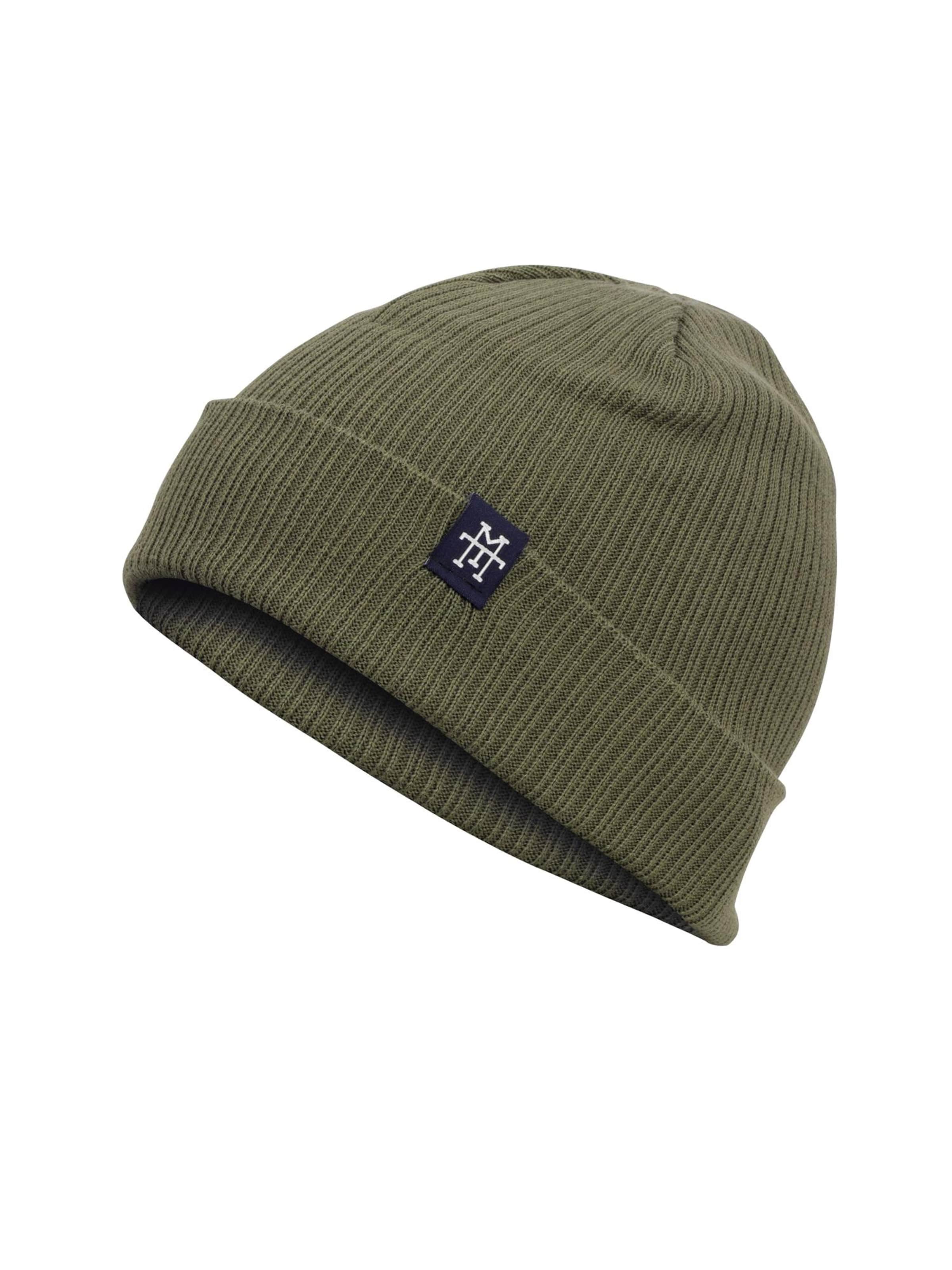 Manufaktur13 Beanie 'Double Sided' in Green: front