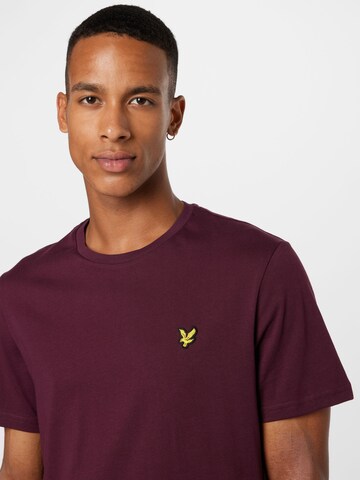 Lyle & Scott T-shirt i röd