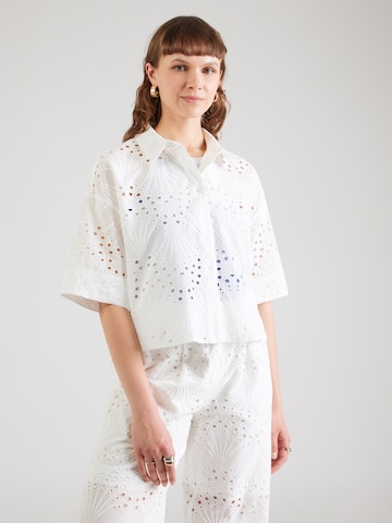 OUI - Blusa en blanco: frente
