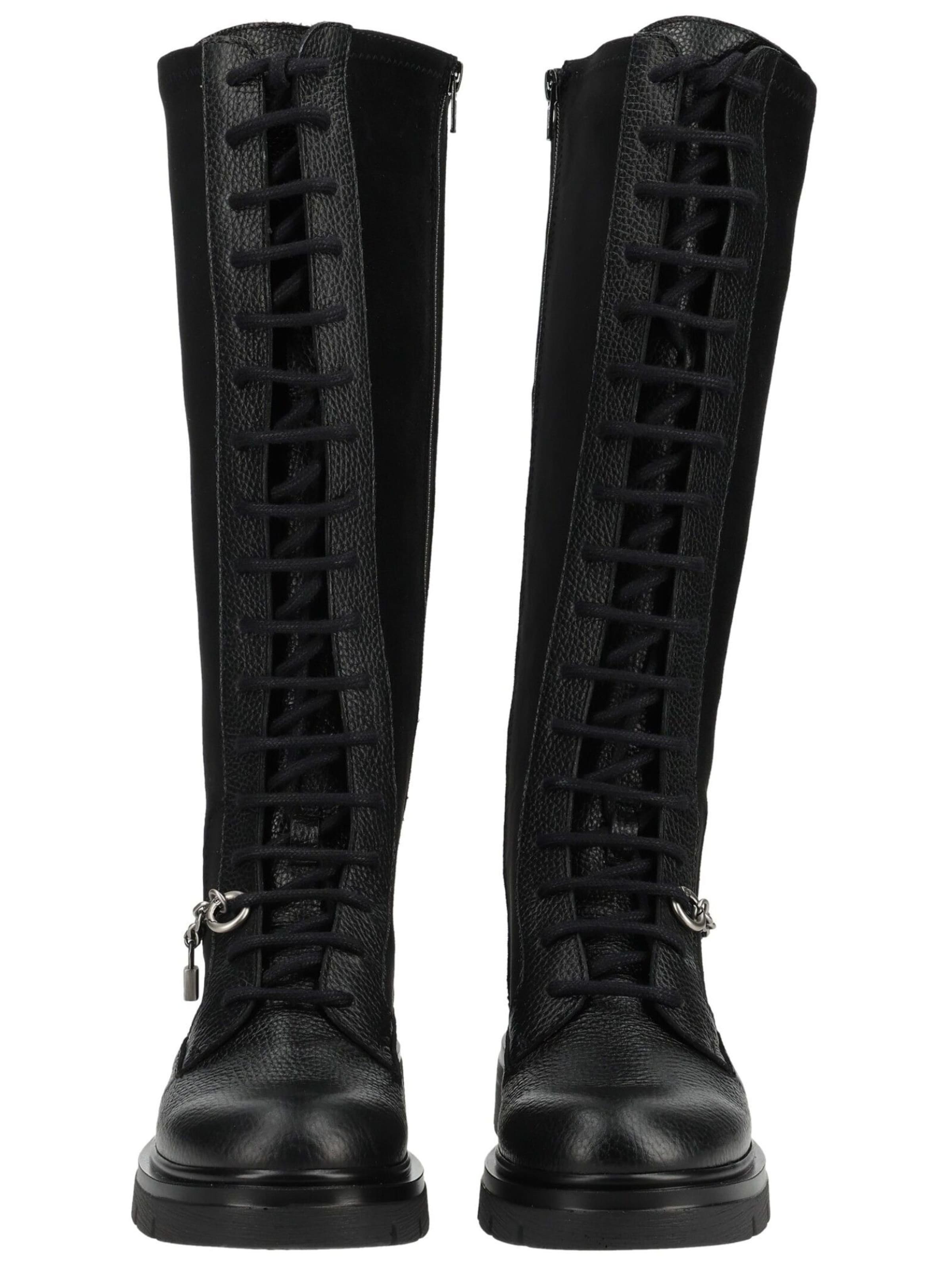 Hispanitas Lace-Up Boots in Black