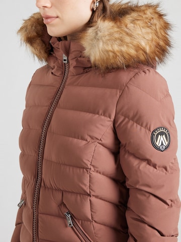 Superdry Prehoden plašč 'FUJI' | rjava barva