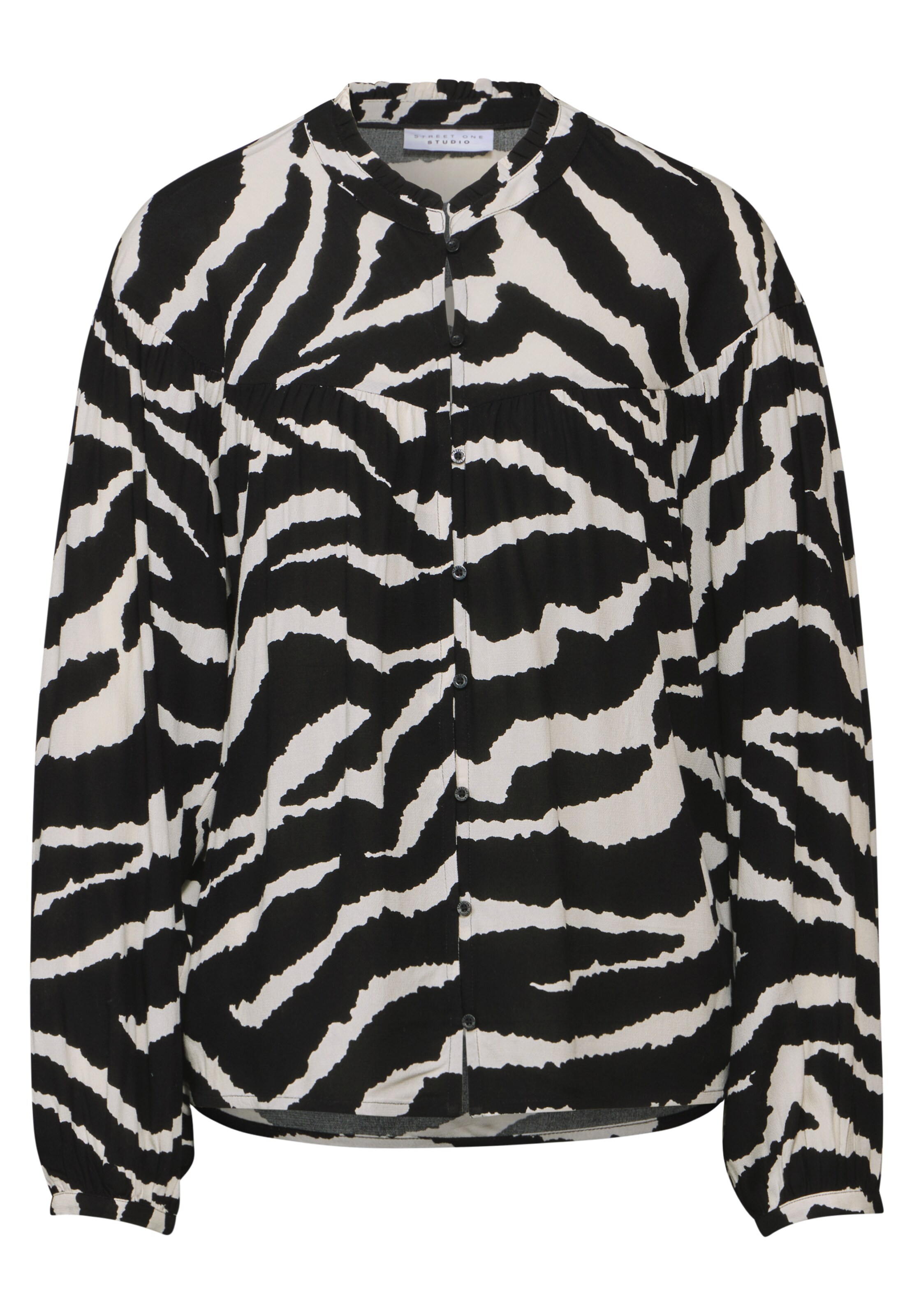 Street One Studio Bluse in Schwarz: Vorderseite