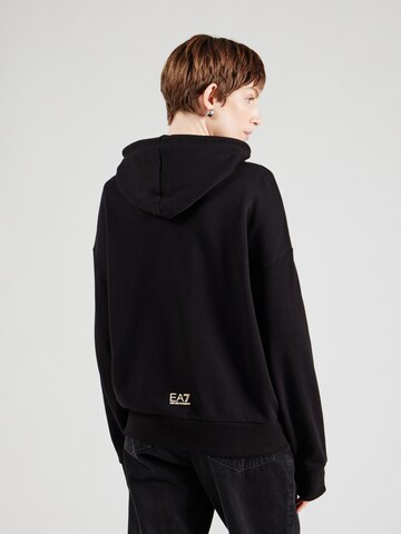 Felpa 'VISIBILITY' di EA7 Emporio Armani in nero