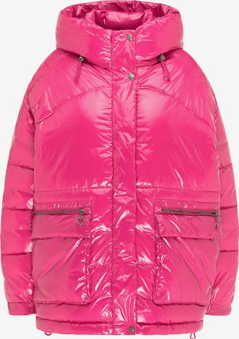 MYMO Winterjas in Roze: voorkant