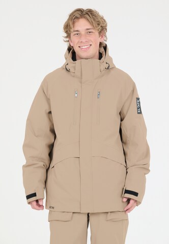 SLOPE Outdoor jacket 'Kenai' in Beige: front