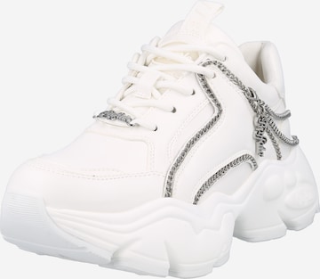 BUFFALO - Zapatillas deportivas bajas 'Binary Chain' en blanco: frente