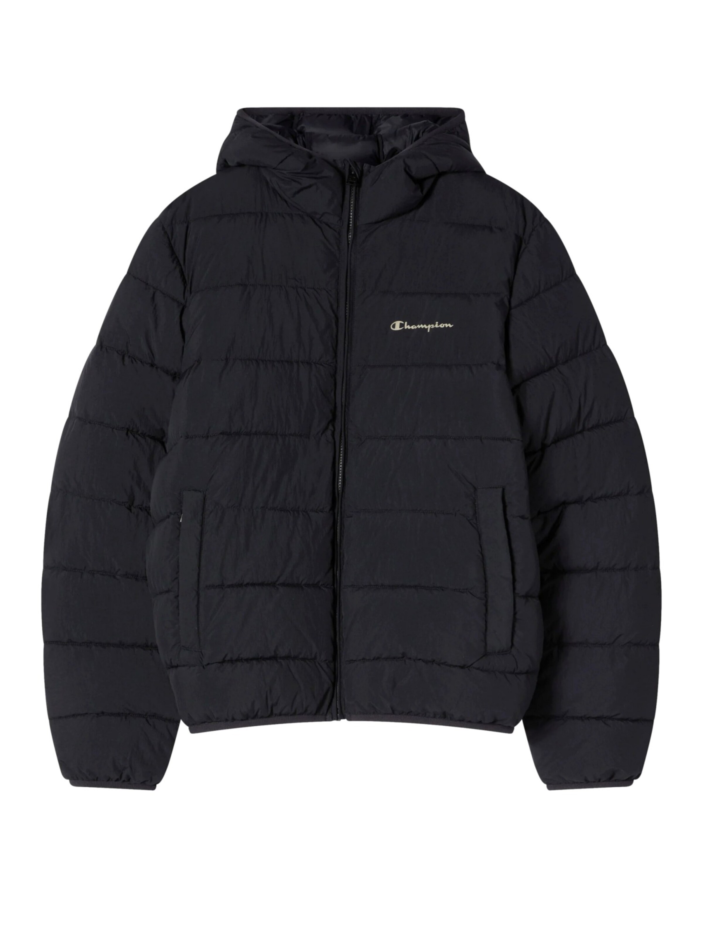 Champion Authentic Athletic Apparel Winter jacket in Black: front