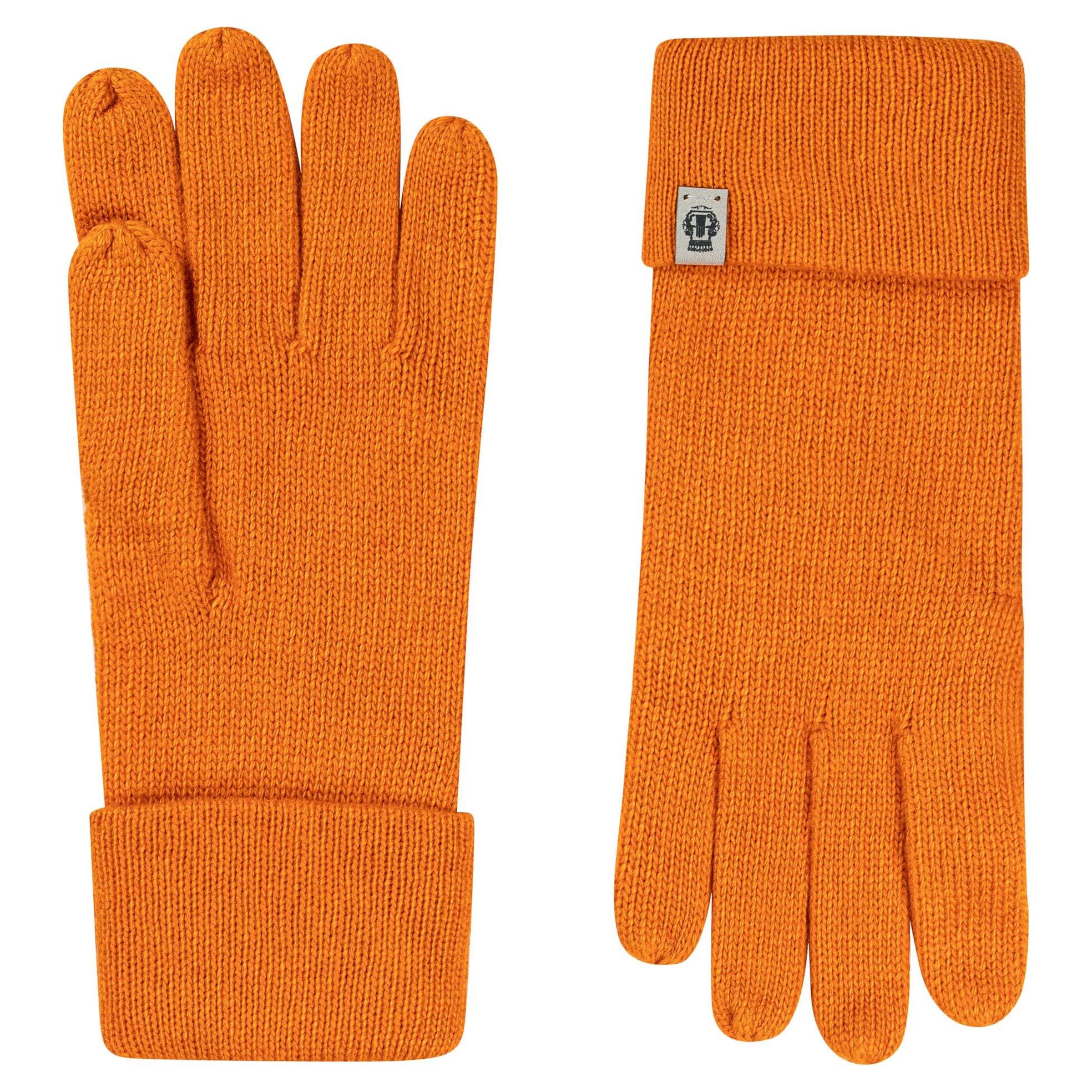 Roeckl Full finger gloves 'ESSENTIALS' in Orange: front