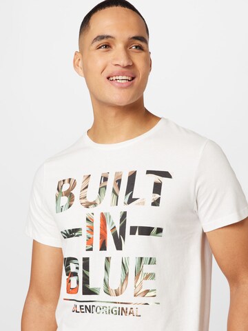 BLEND T-shirt i vit