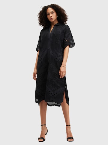 AllSaints Kleid 'MERIA' (GOTS) in Schwarz: Vorderseite
