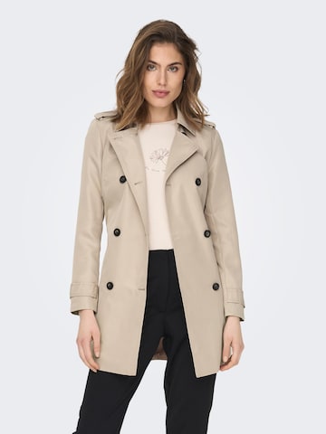 Manteau mi-saison 'Megan' ONLY en beige : devant