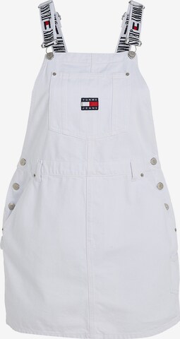 Tommy Jeans Curve Overall Skirt in White: front