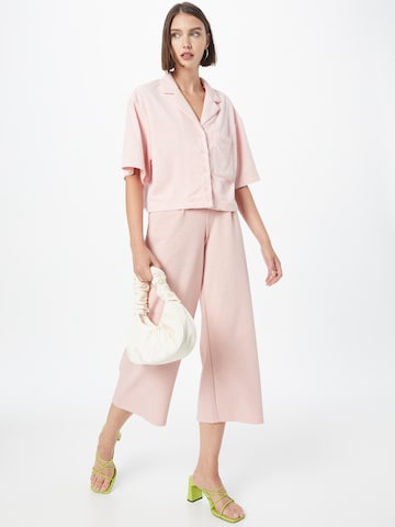 Wide Leg Pantalon à pince 'IHKate' ICHI en rose