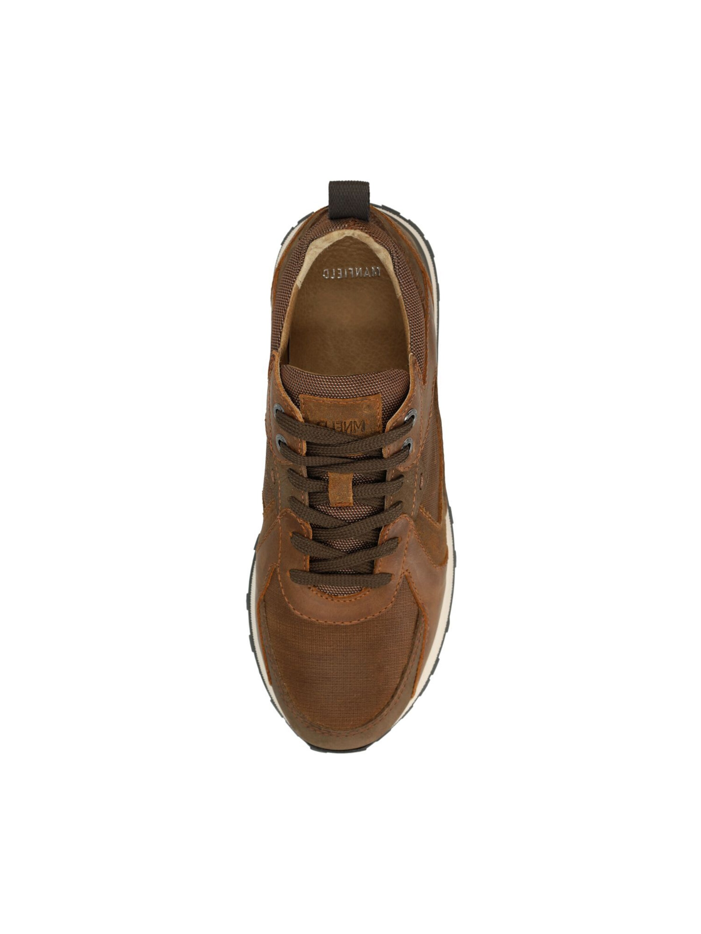 Baskets basses MANFIELD en marron