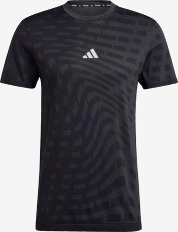 ADIDAS PERFORMANCE Performance Shirt 'Gym+' in Black: front