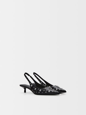 Décolleté sling di Bershka in nero