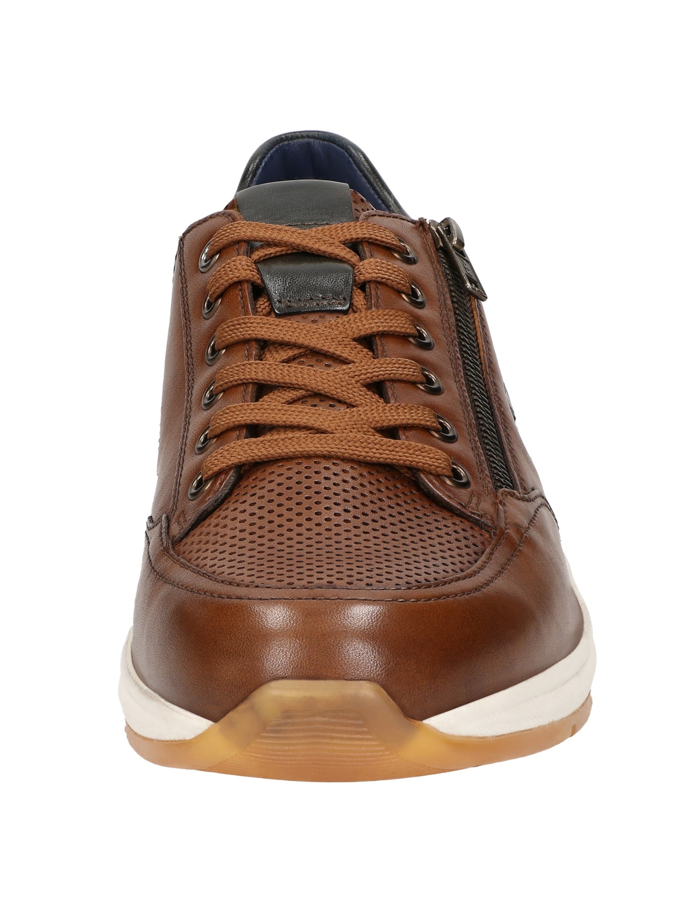 SIOUX Sneakers laag 'Turibio' in Bruin