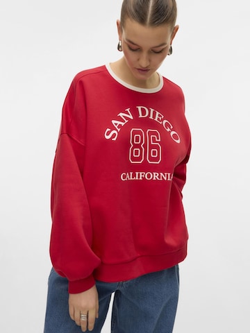 Sweat-shirt VERO MODA en rouge