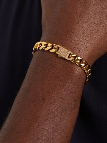 Lucardi Armband 'Klassisch' in Goud: voorkant