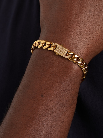 Lucardi Armband 'Klassisch' in Goud: voorkant