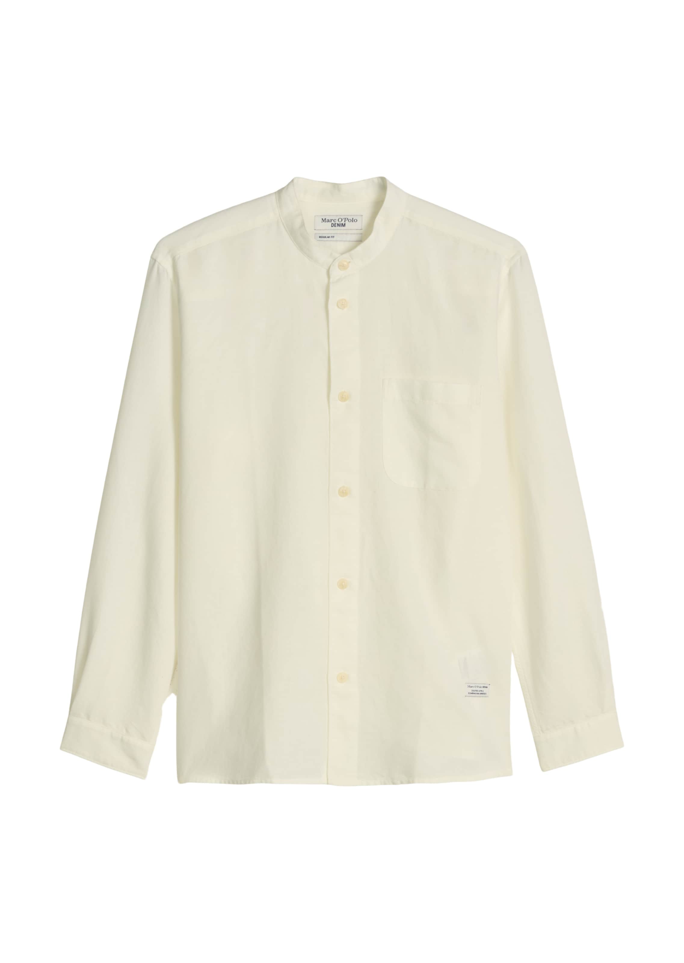 Marc O'Polo DENIM Regular fit Overhemd in Wit: voorkant