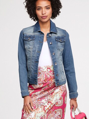 Veste mi-saison heine en bleu : devant