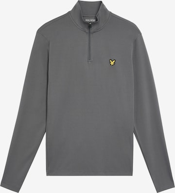 Lyle & Scott Sweatshirt 'Golf Course' in Grijs: voorkant