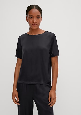 COMMA - Blusa en negro: frente