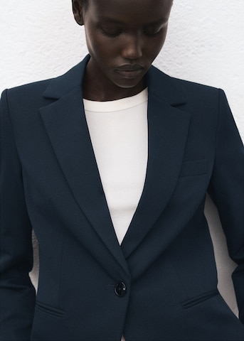 MANGO Blazer 'Boreal' in Blue