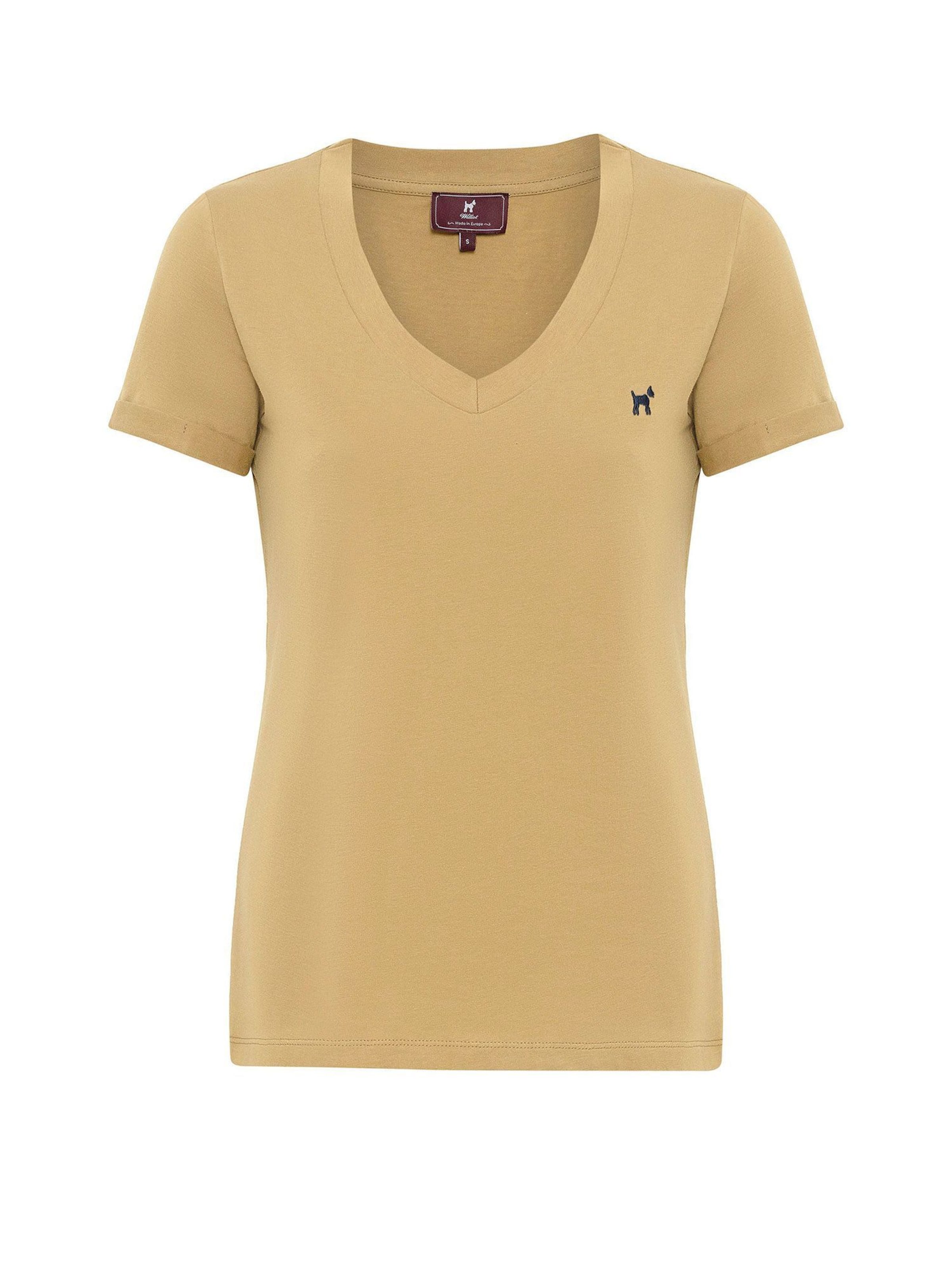 T-shirt Williot en beige : devant