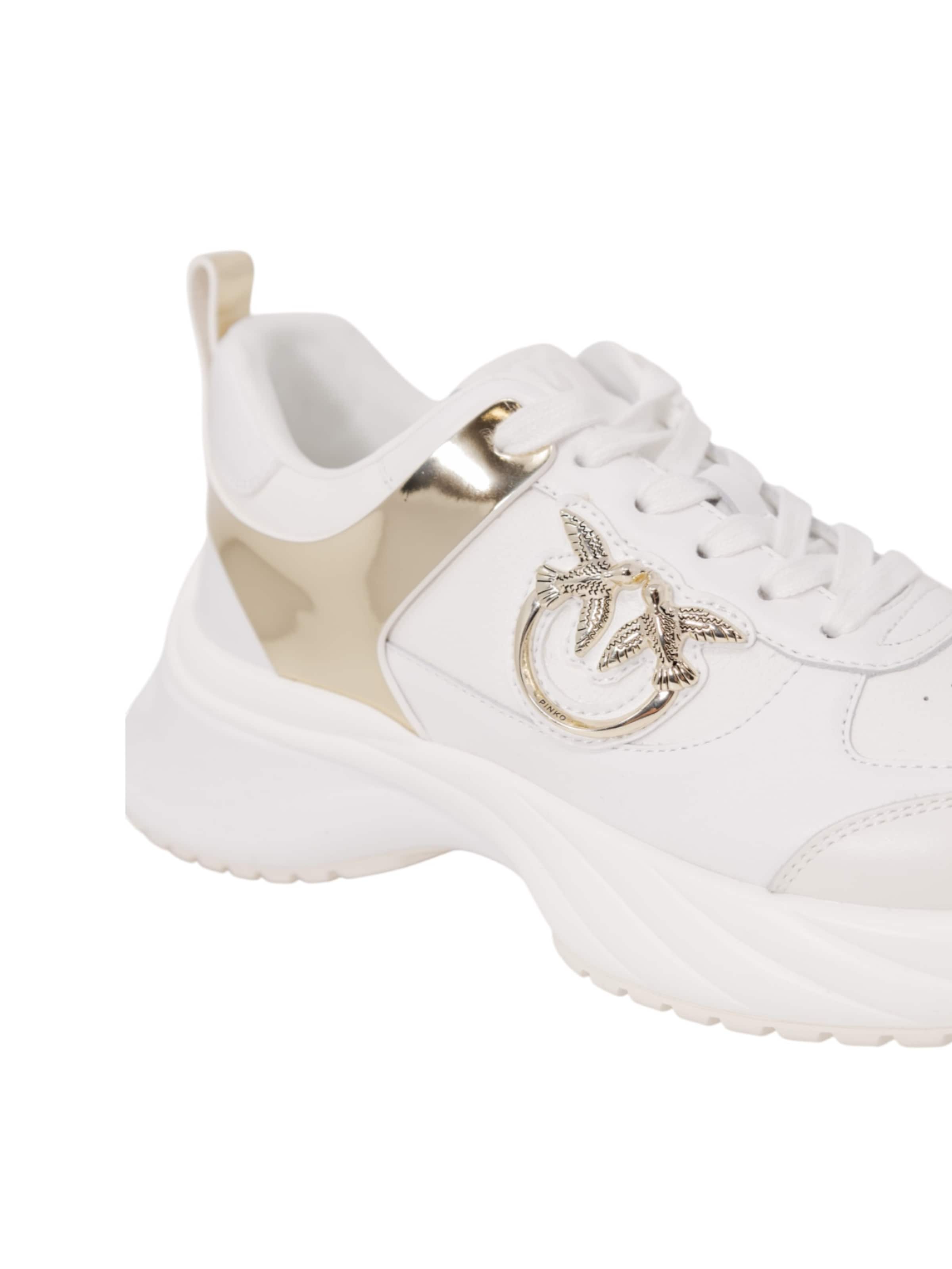 PINKO Sneakers laag 'ARIEL 02 - TUMBLED SS0027P025' in Wit