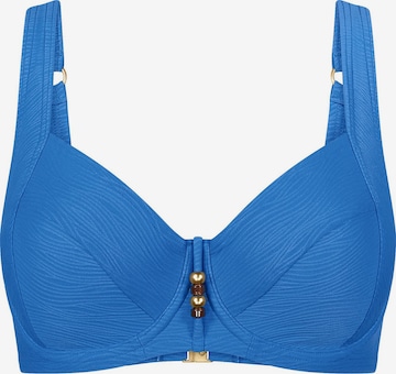 TRIUMPH Bikinitop ' Red Label Summer Dune ' in Blauw: voorkant