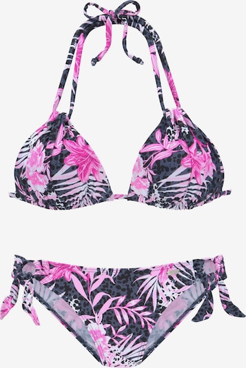 Bikinis iš BUFFALO, spalva – tamsiai mėlyna / rožinė / juoda / balta, Prekių apžvalga