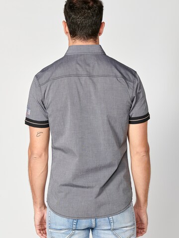 KOROSHI Regular fit Button Up Shirt in Grey