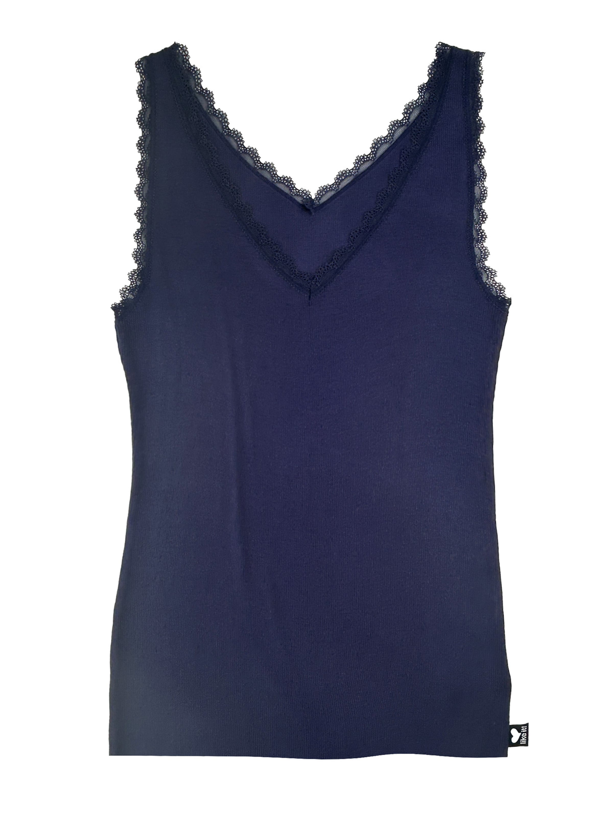 like it! Undershirt in Blue