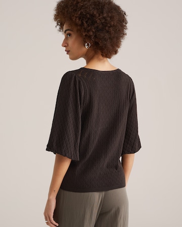 WE Fashion - Pullover em castanho