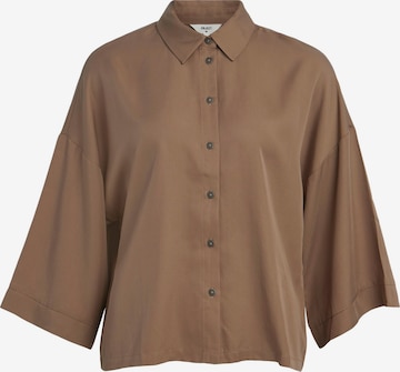 OBJECT Blouse 'Tilda' in Bruin: voorkant