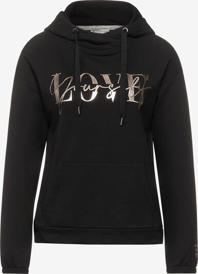 STREET ONE Sweatshirt en gold / schwarz, Vue avec produit