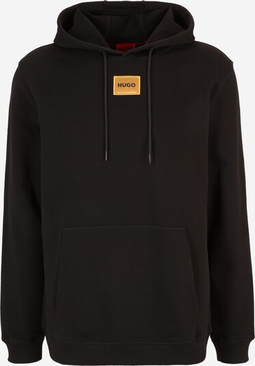 HUGO Sweatshirt 'Daratschi' in goldgelb / schwarz, Produktansicht