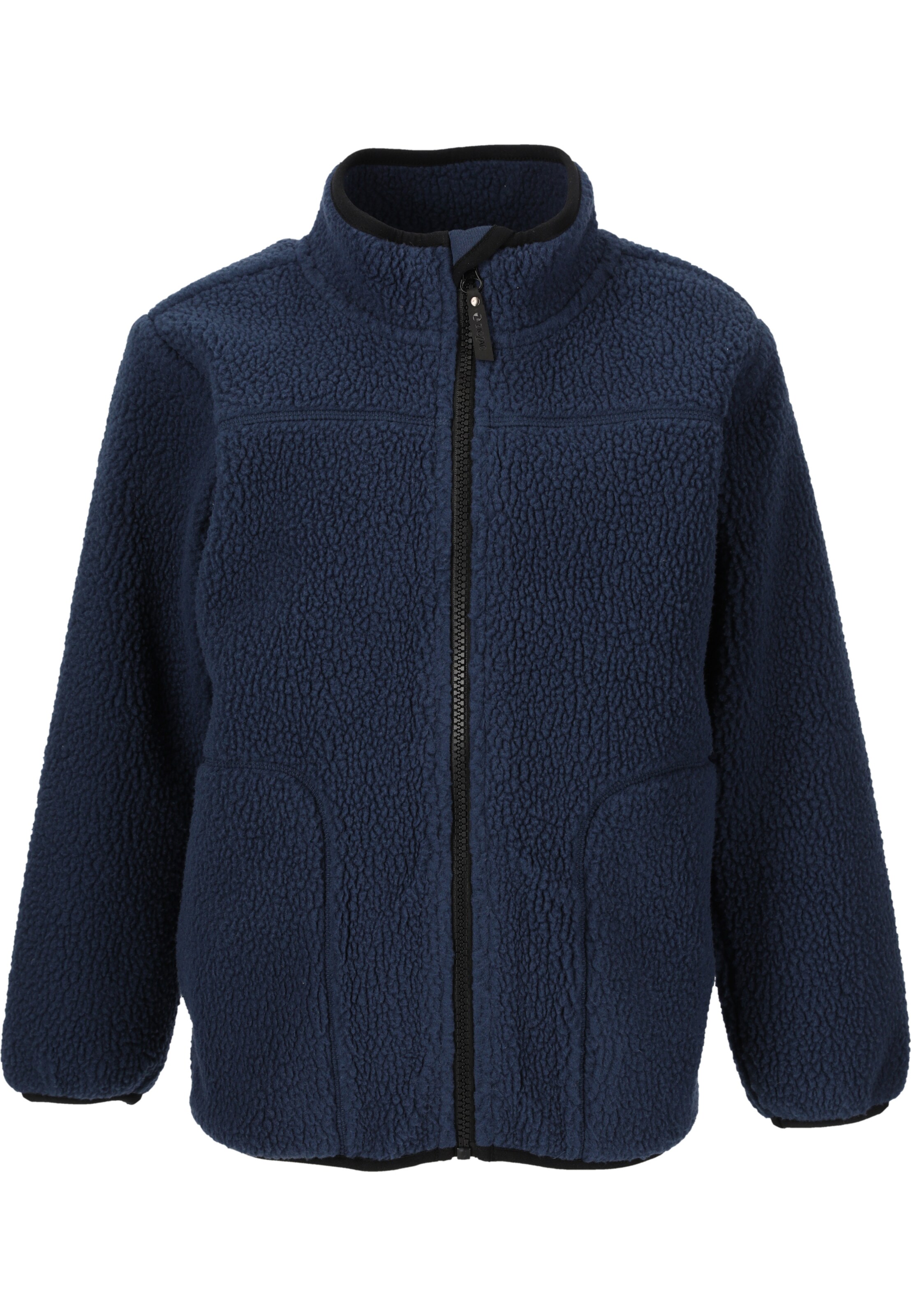 ZigZag Between-Season Jacket 'Root' in Blue: front