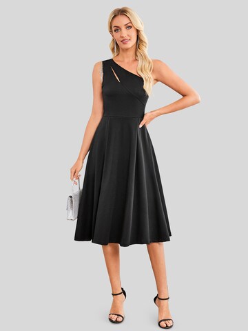 LapaPlus Cocktailjurk in Zwart